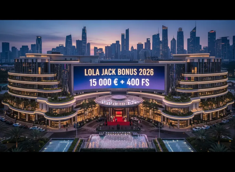 Lolajack bonus 2026 | 15 000 € + 400 FS